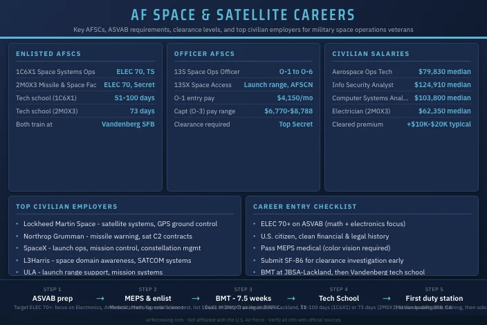 Air Force Space and Satellite Technology Careers