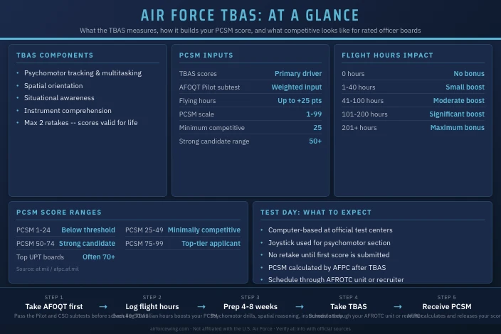 Air Force TBAS Test: What Rated Officers Need to Know