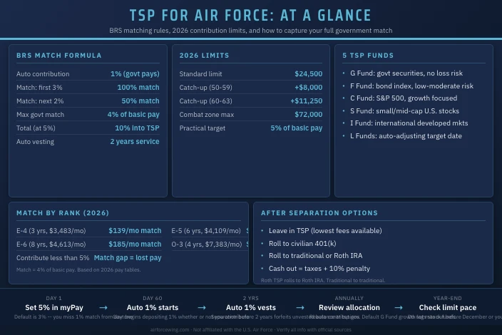 Thrift Savings Plan (TSP) for Air Force Members