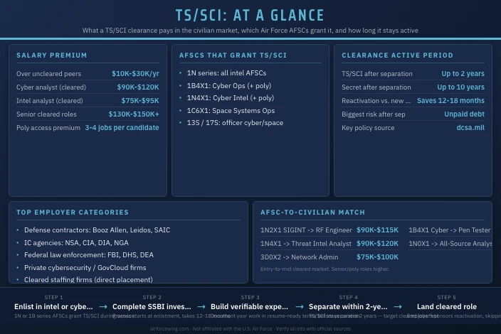 How a TS/SCI Clearance Boosts Your Civilian Salary