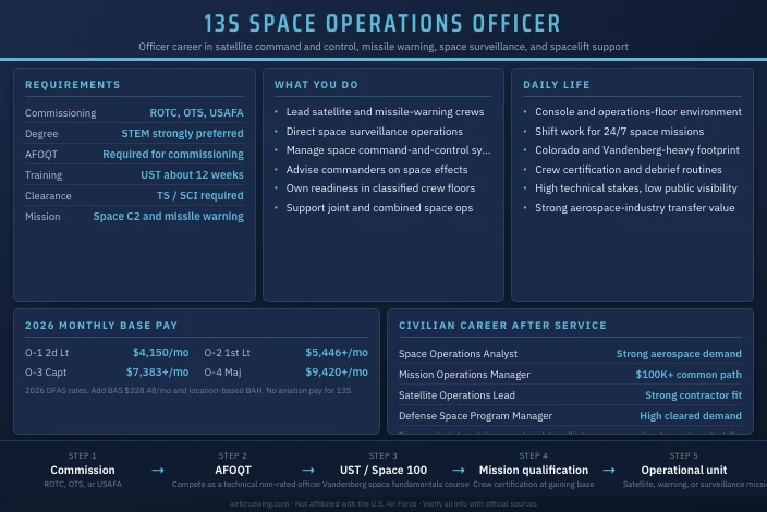 13S Space Operations Officer