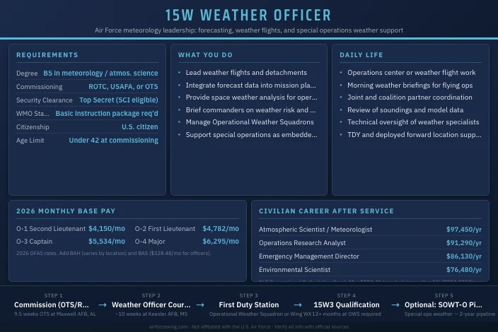 15W Weather Officer