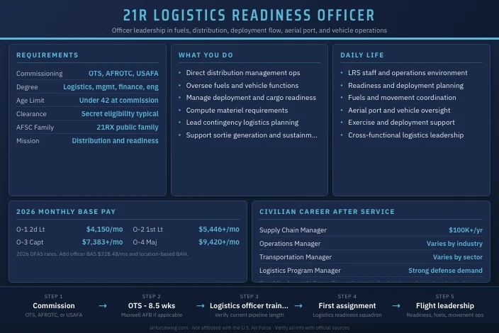 21R Logistics Readiness Officer