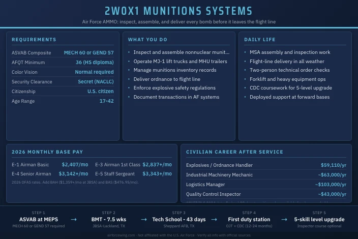 2W0X1 Munitions Systems