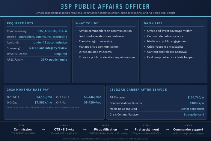 35P Public Affairs Officer