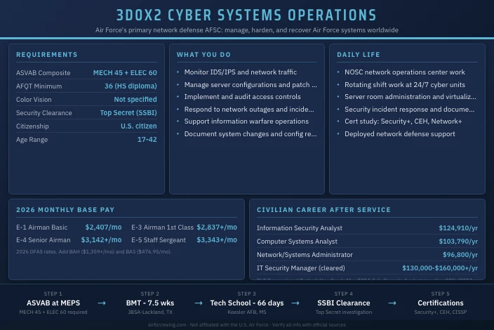 3D0X2 Cyber Systems Operations