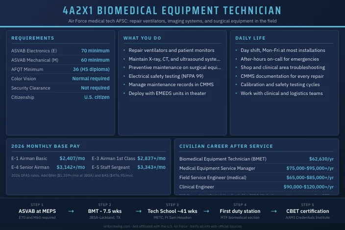 4A2X1 Biomedical Equipment Technician