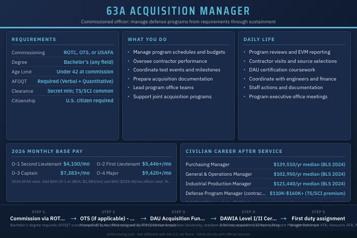 63A Acquisition Manager